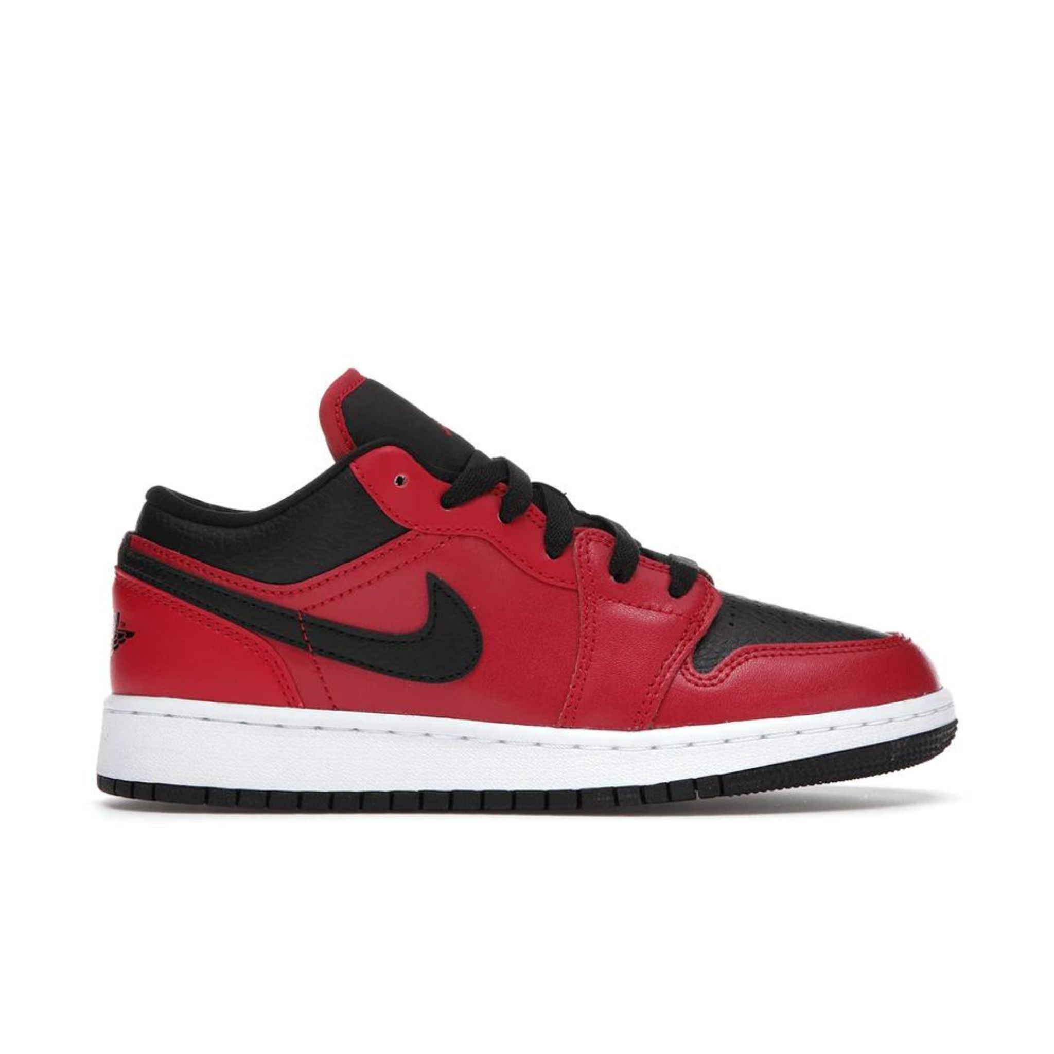 Nike Air Jordan 1 Low Gym Red Black Pebbled