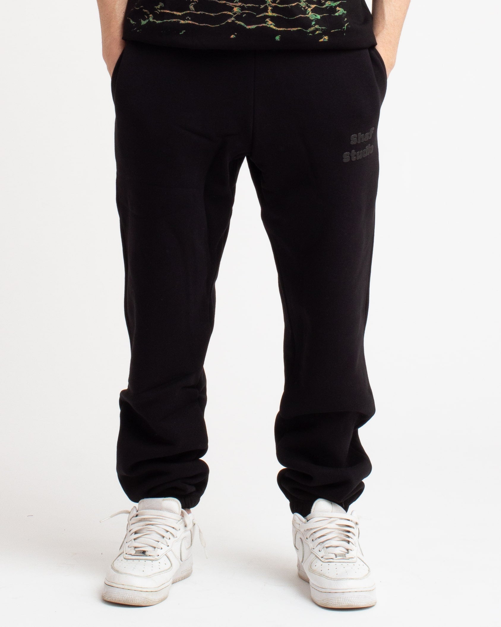 Puffer Black Pants