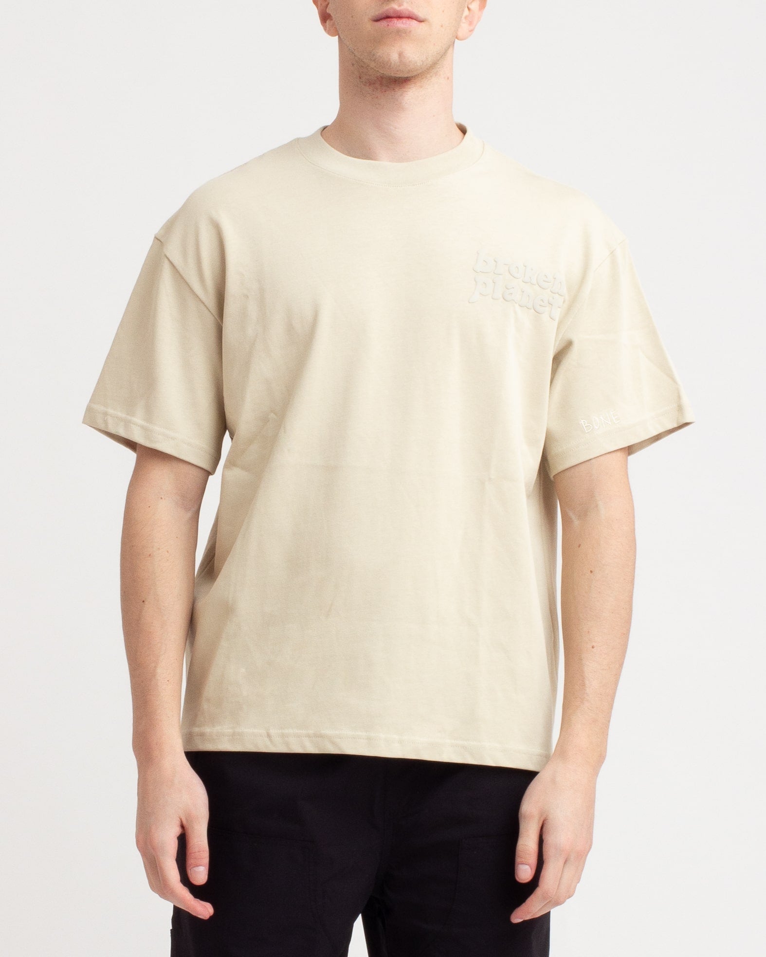 broken planet cream tee