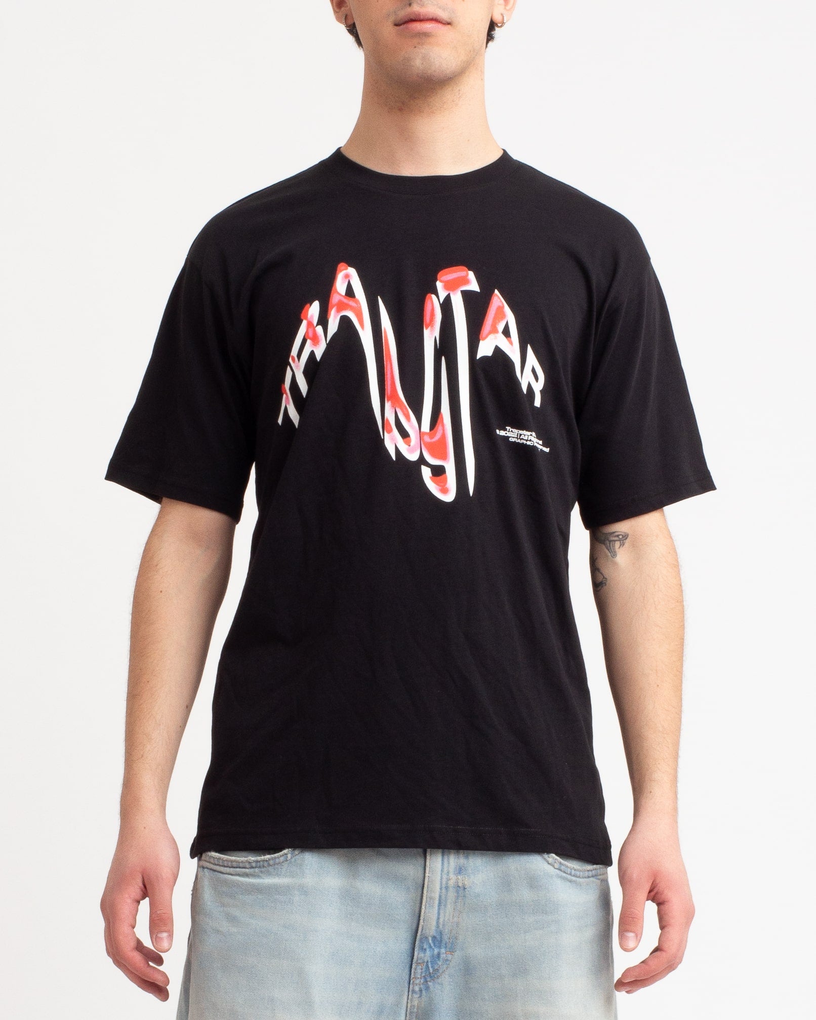 Distorsion Tee Red