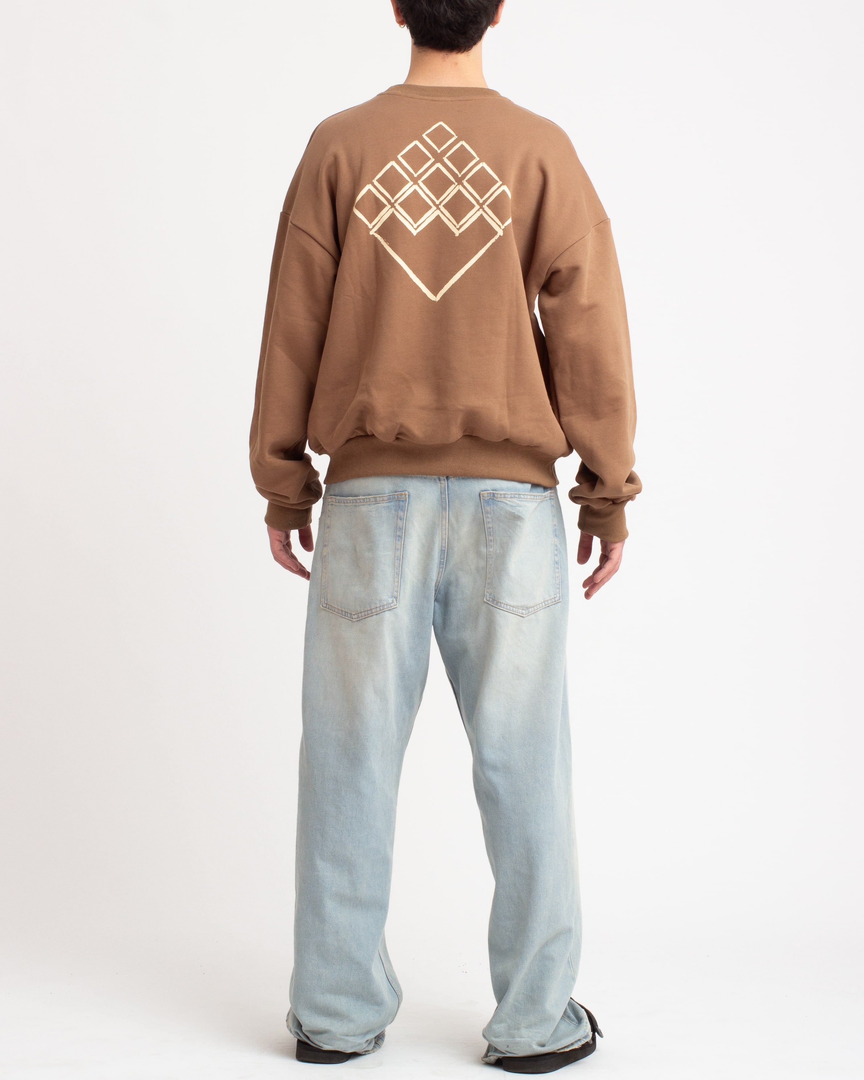 Brush Crewneck - Taupe