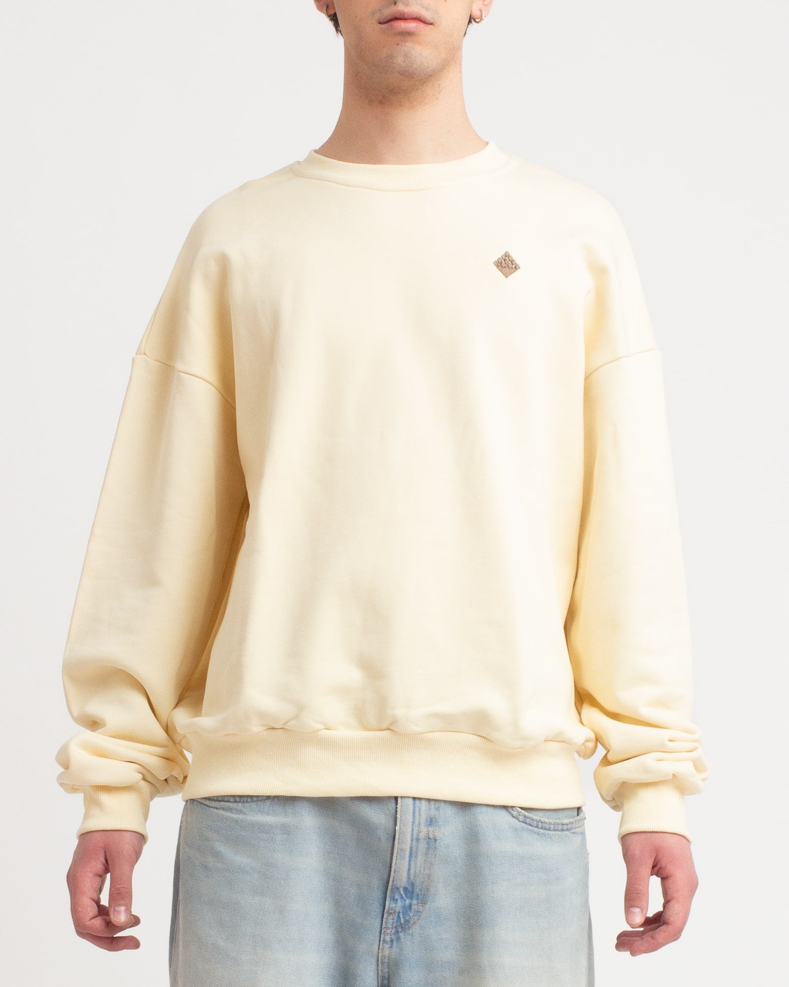 Brush Crewneck - Vanilla