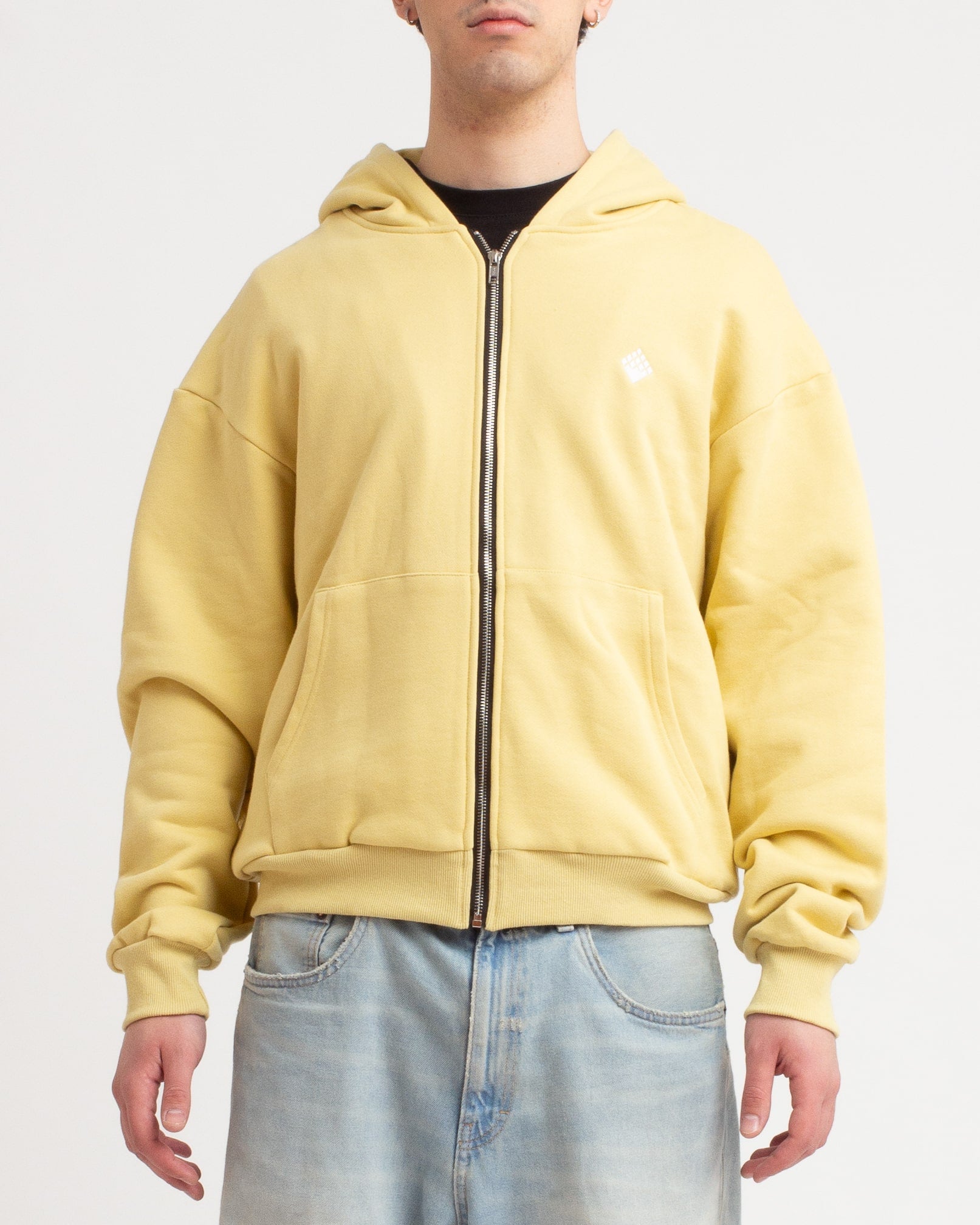 Comfort Zip Hoodie - Vintage Yellow