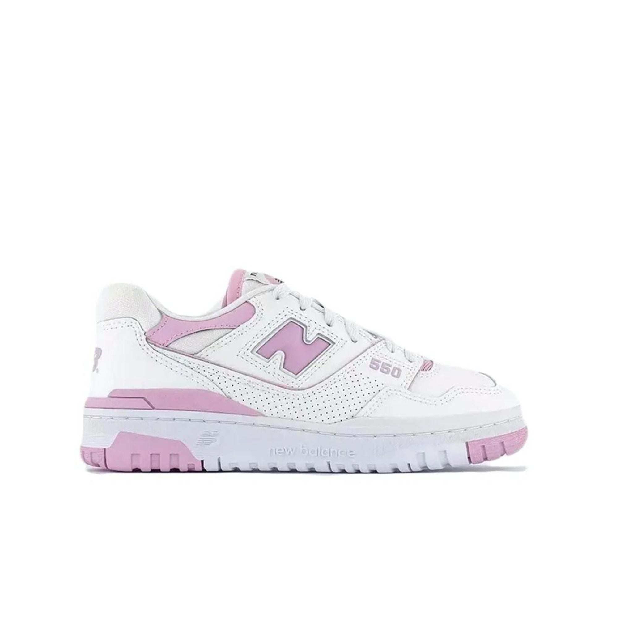 New Balance 550 White Bubblegum Pink (Women's)