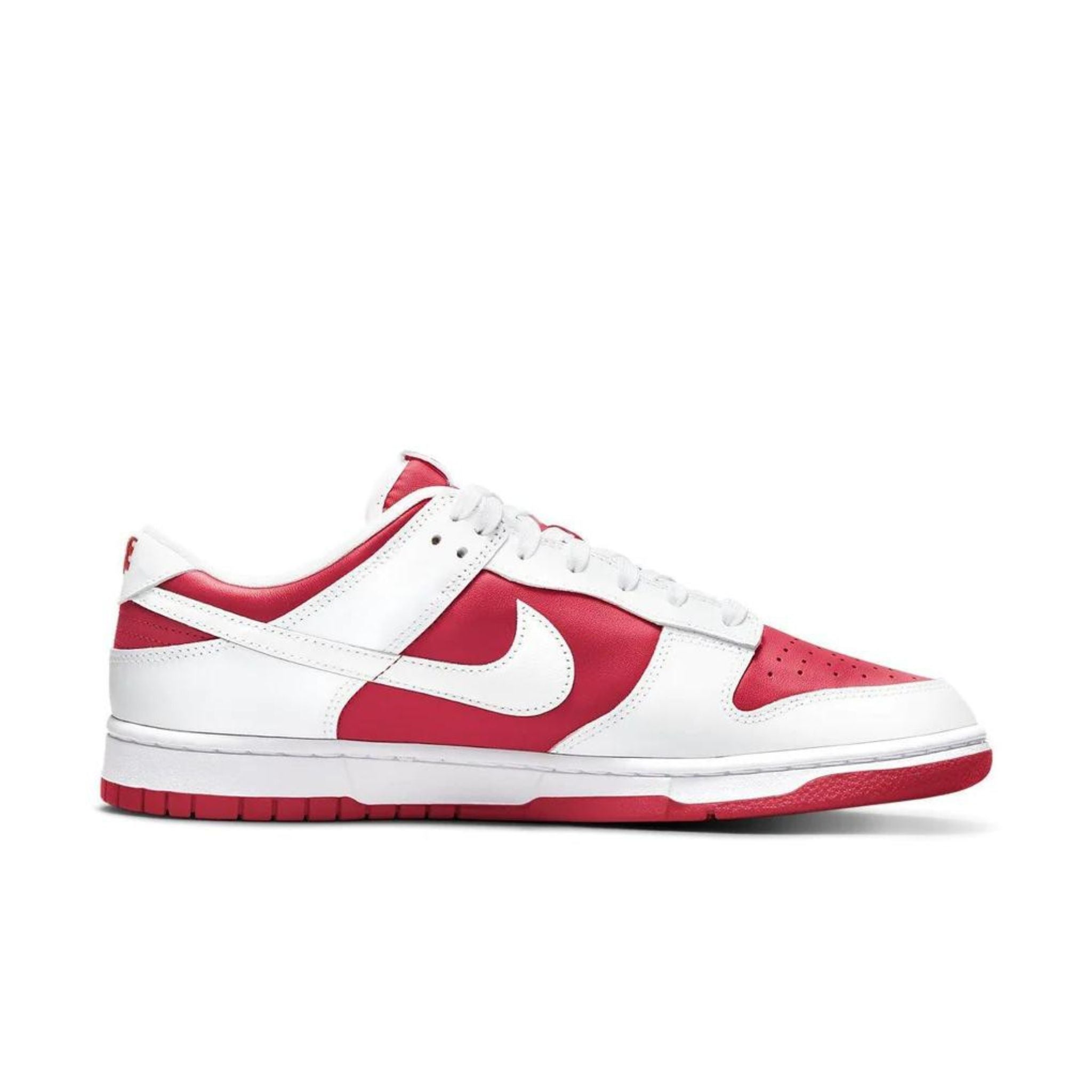 Nike Dunk Low White Championship Red