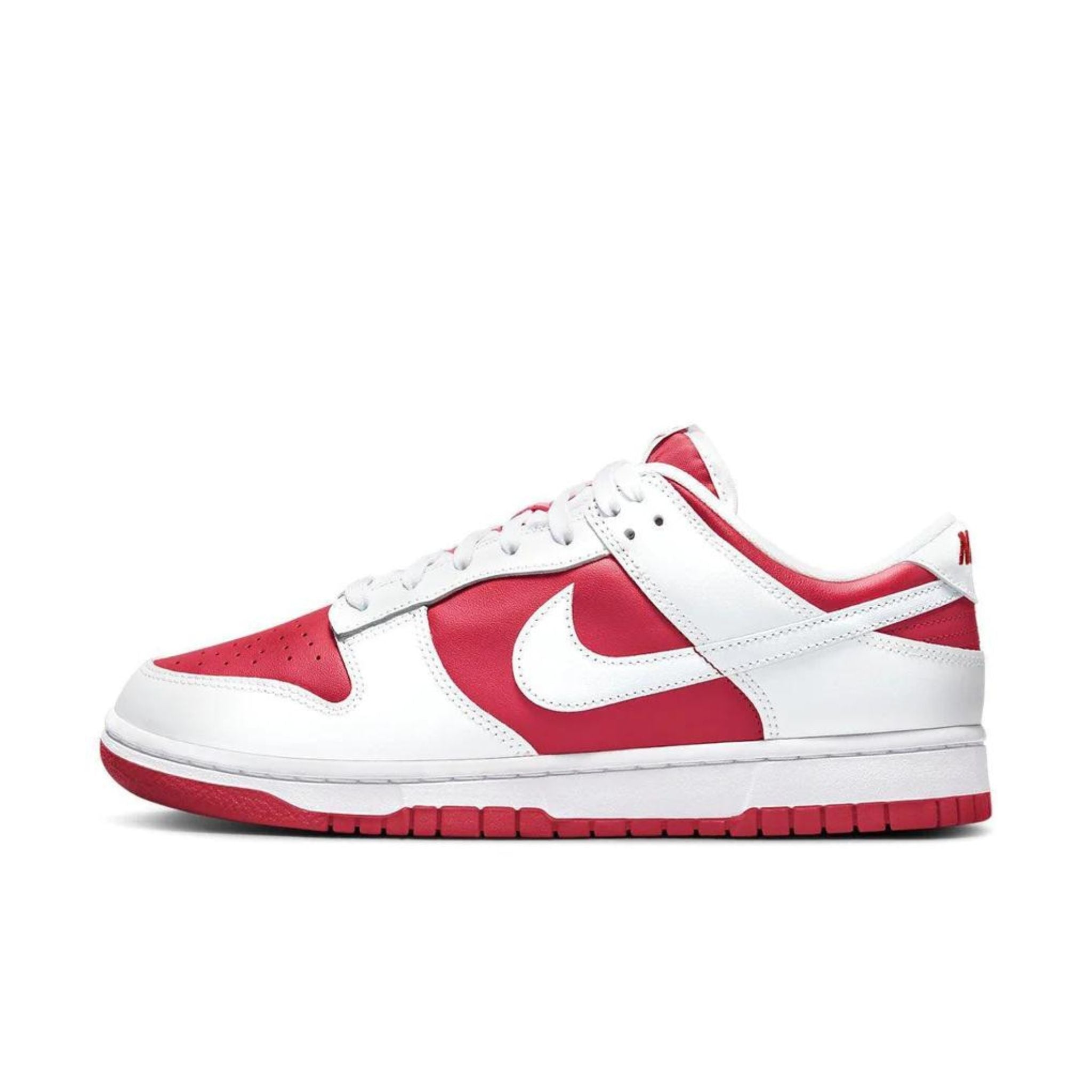 Nike Dunk Low White Championship Red