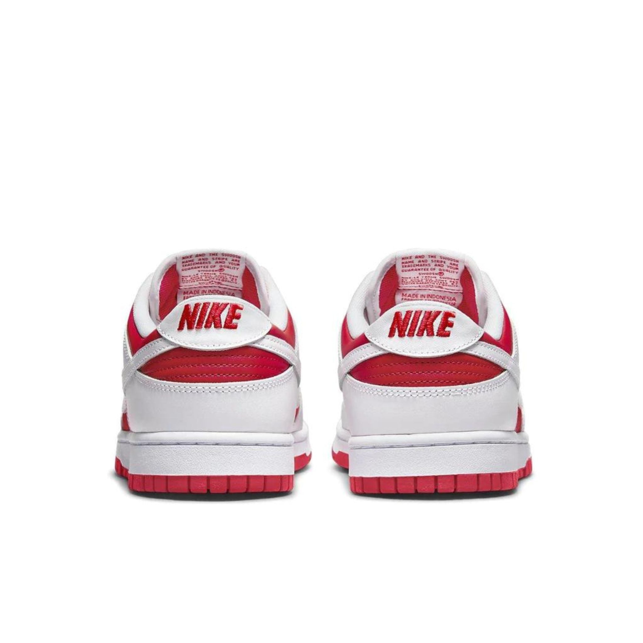 Nike Dunk Low White Championship Red